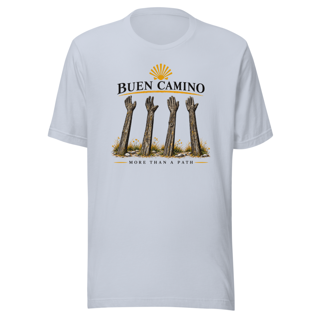 Camino de Santiago T-Shirt | Buen Camino Hands Design