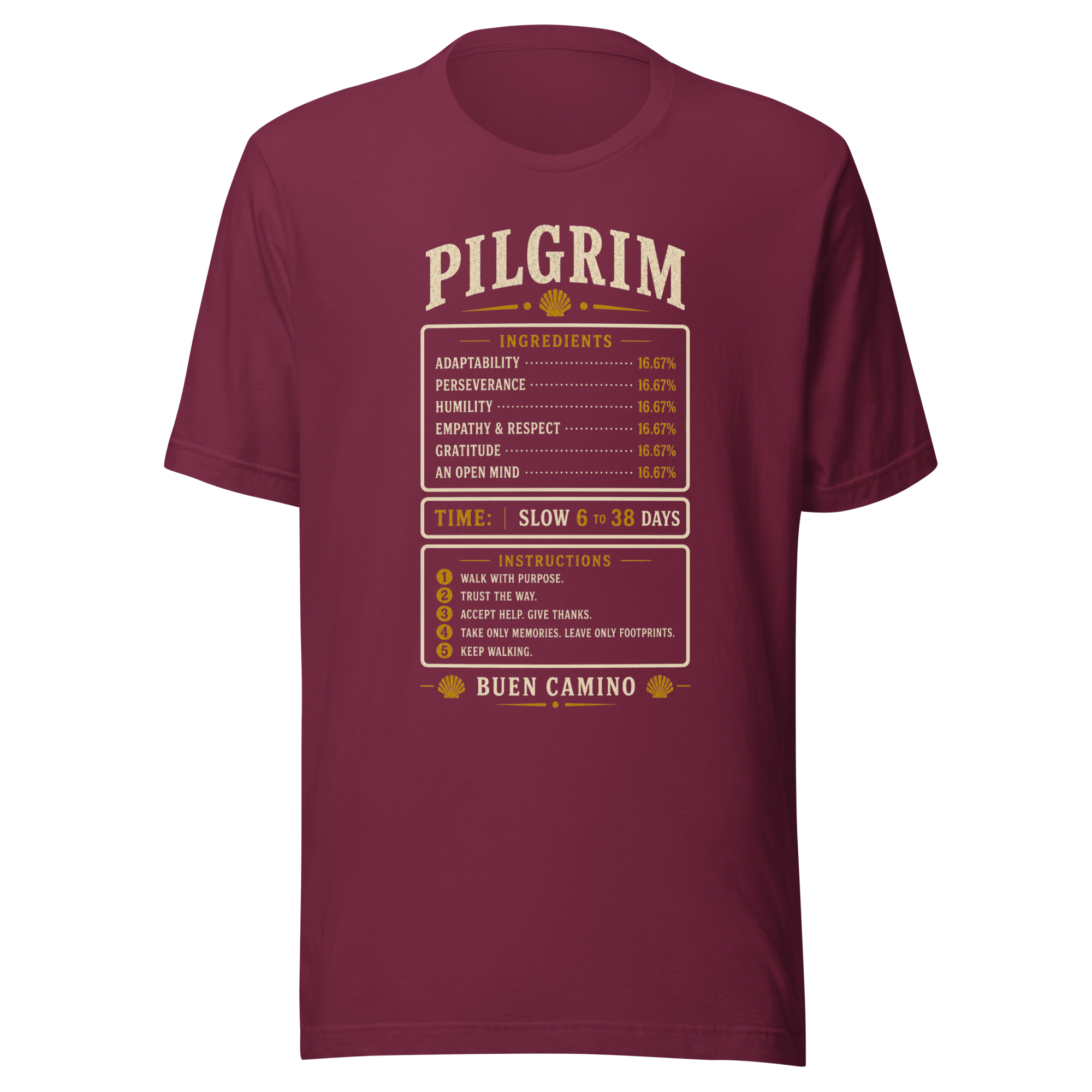 Pilgrim | Ingredients | Unisex Tee - Image 5