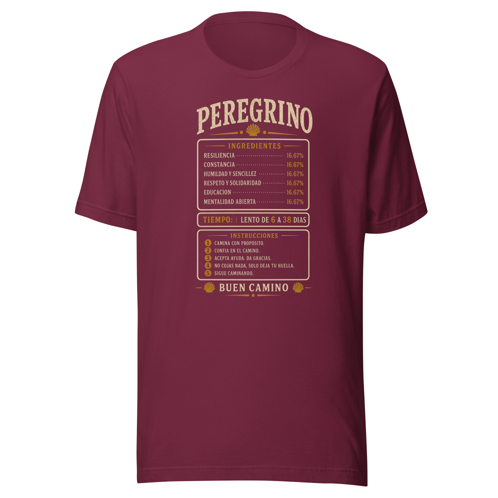 Peregrino | Ingredientes | Unisex Tee - Image 5