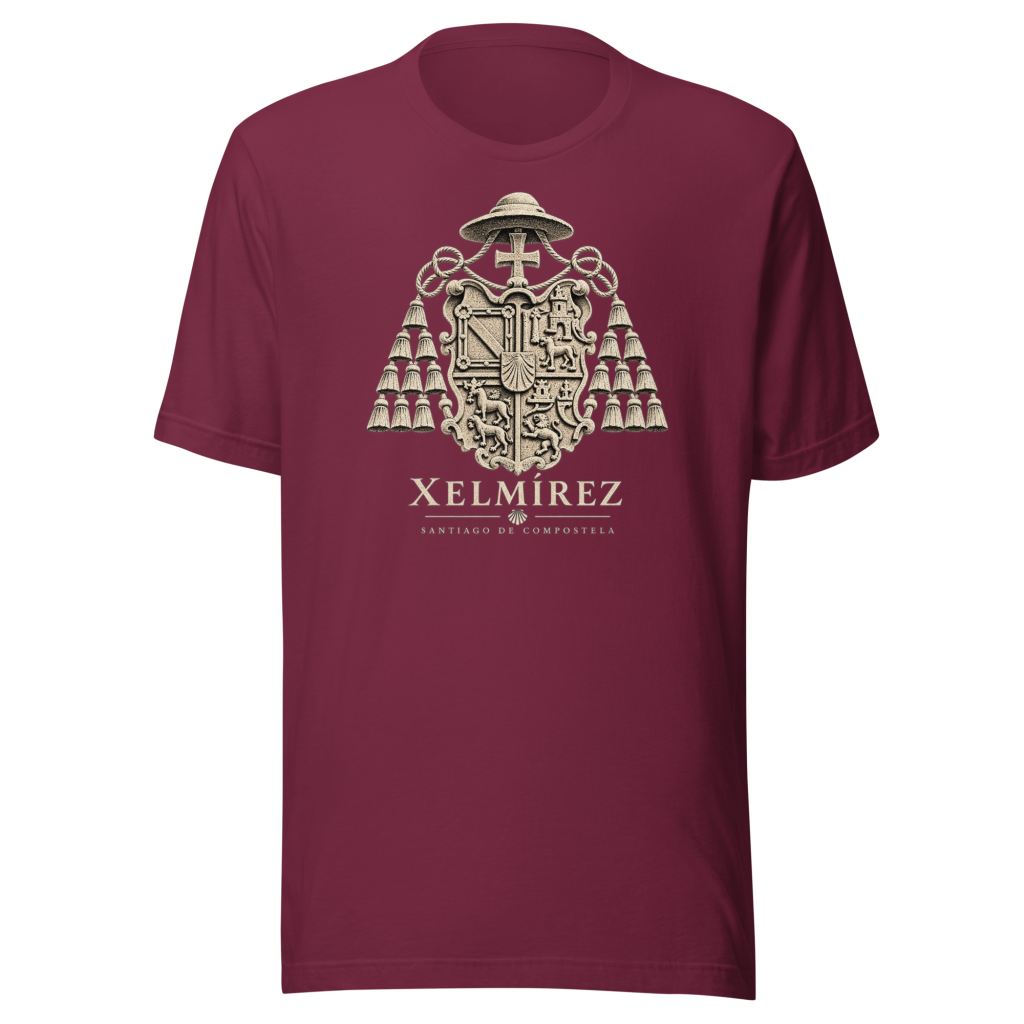 Camino de Santiago T-Shirt | Xelmírez Coat of Arms