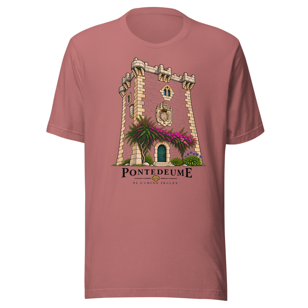 Camino de Santiago T-Shirt | El Camino Inglés | Pontedeume Heritage Design