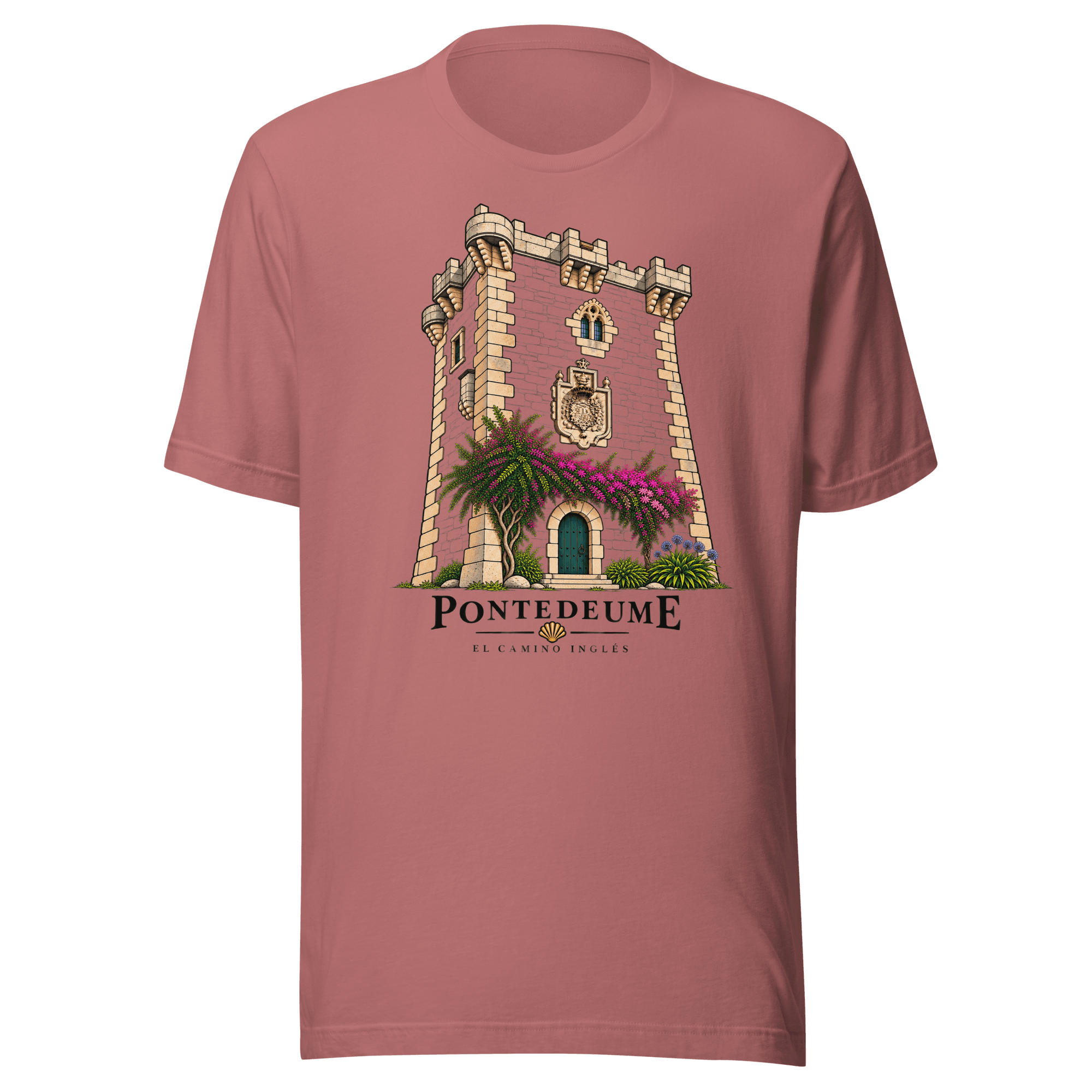 Camino de Santiago T-Shirt | El Camino Inglés | Pontedeume Heritage Design