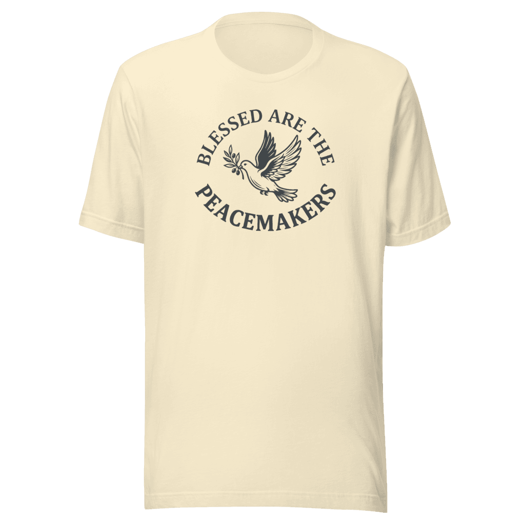 Blessed Are The Peacemakers | Charcoal Grey | Unisex Tee