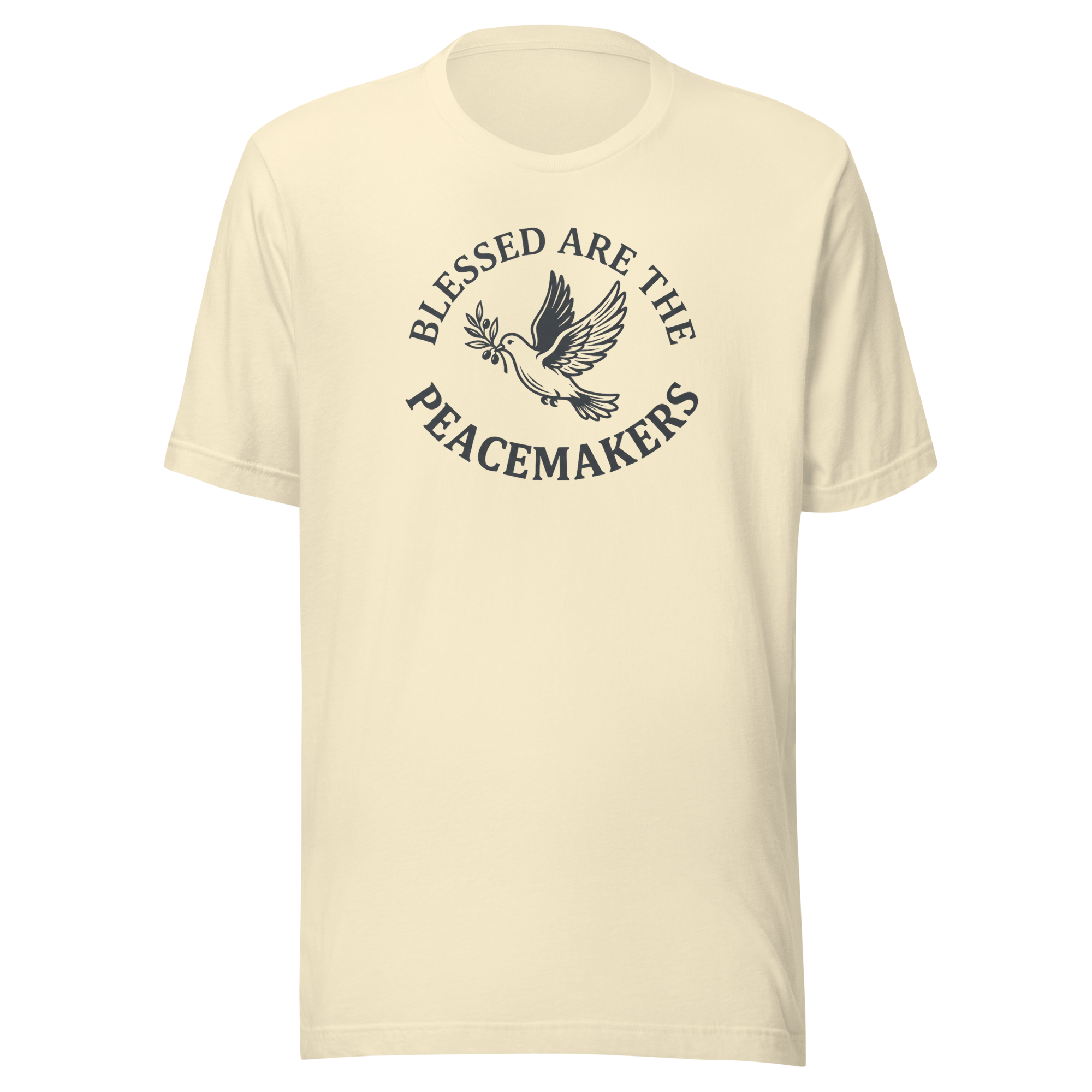 Blessed Are The Peacemakers | Charcoal Grey | Unisex Tee - Image 1