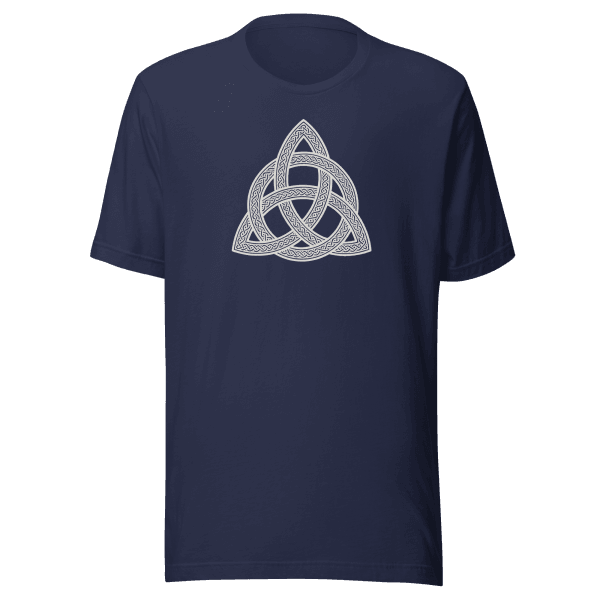 Trinity Knot | Irish Celtic Heritage | Light | Unisex Tee