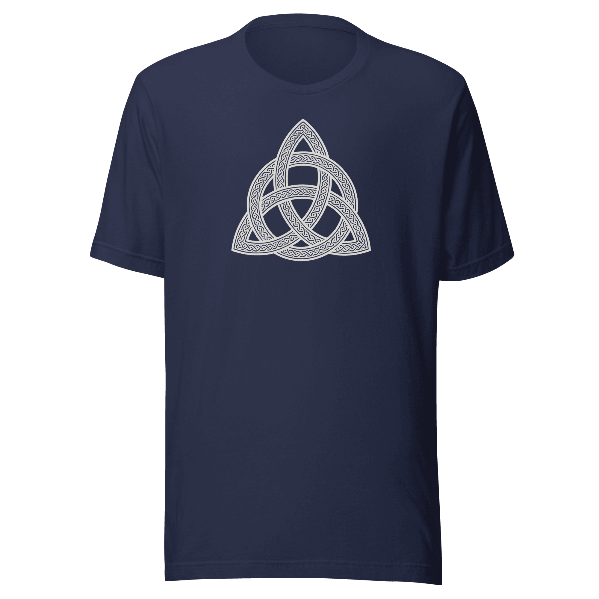 Trinity Knot | Irish Celtic Heritage | Light | Unisex Tee - Image 3