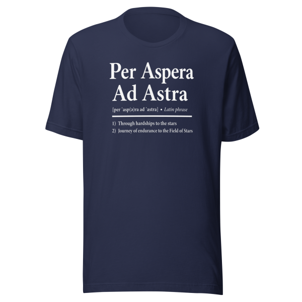 Per Aspera Ad Astra | White | Unisex Tee