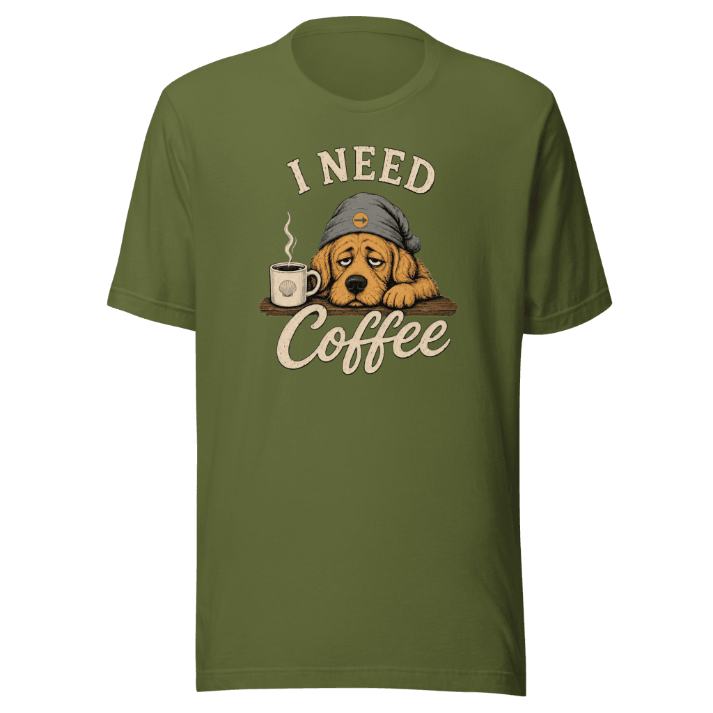 Camino de Santiago T-Shirt | Fun Coffee Design