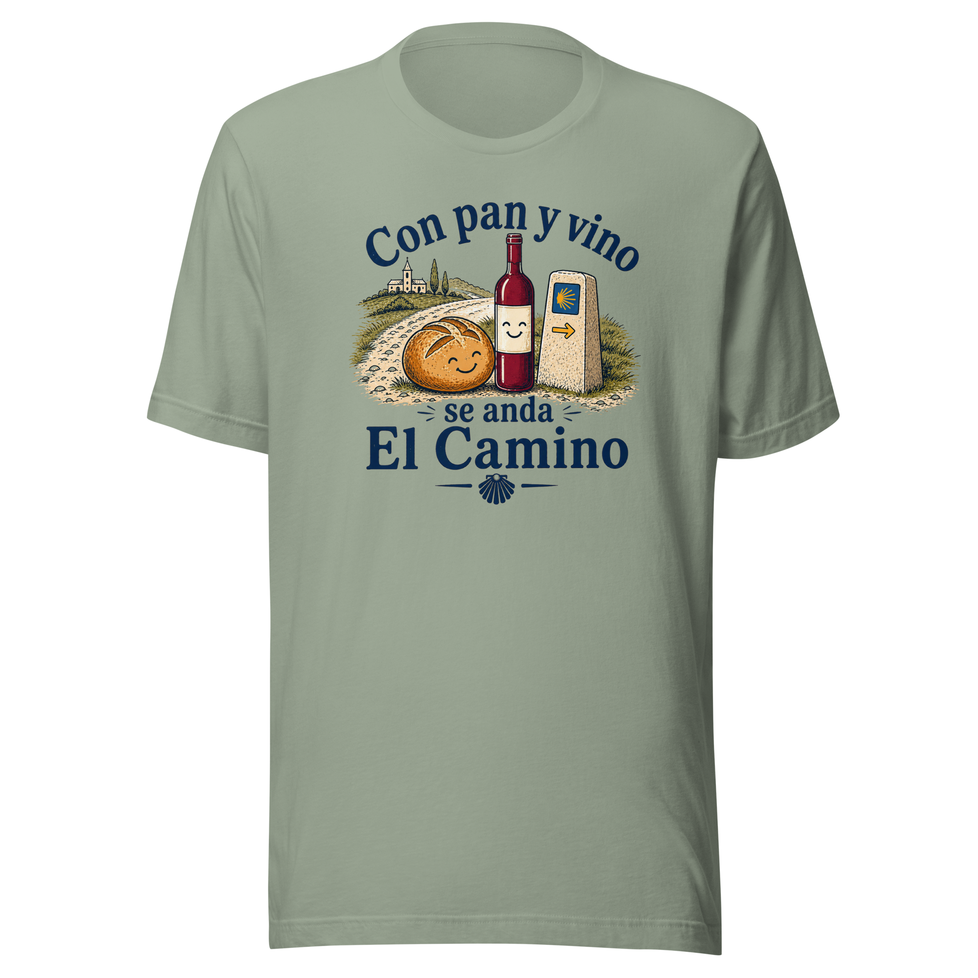 Pan y Vino | Graphic | Unisex Tee - Image 1
