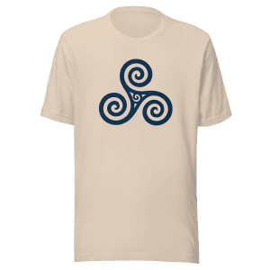 Trisquel Symbol | Galician Celtic Heritage | Unisex Tee