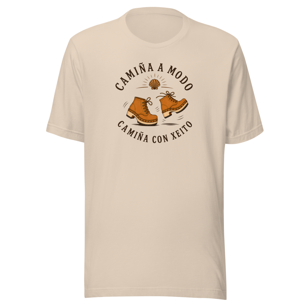 Camino de Santiago T-Shirt | Camiña a Modo | Galician Heritage Design