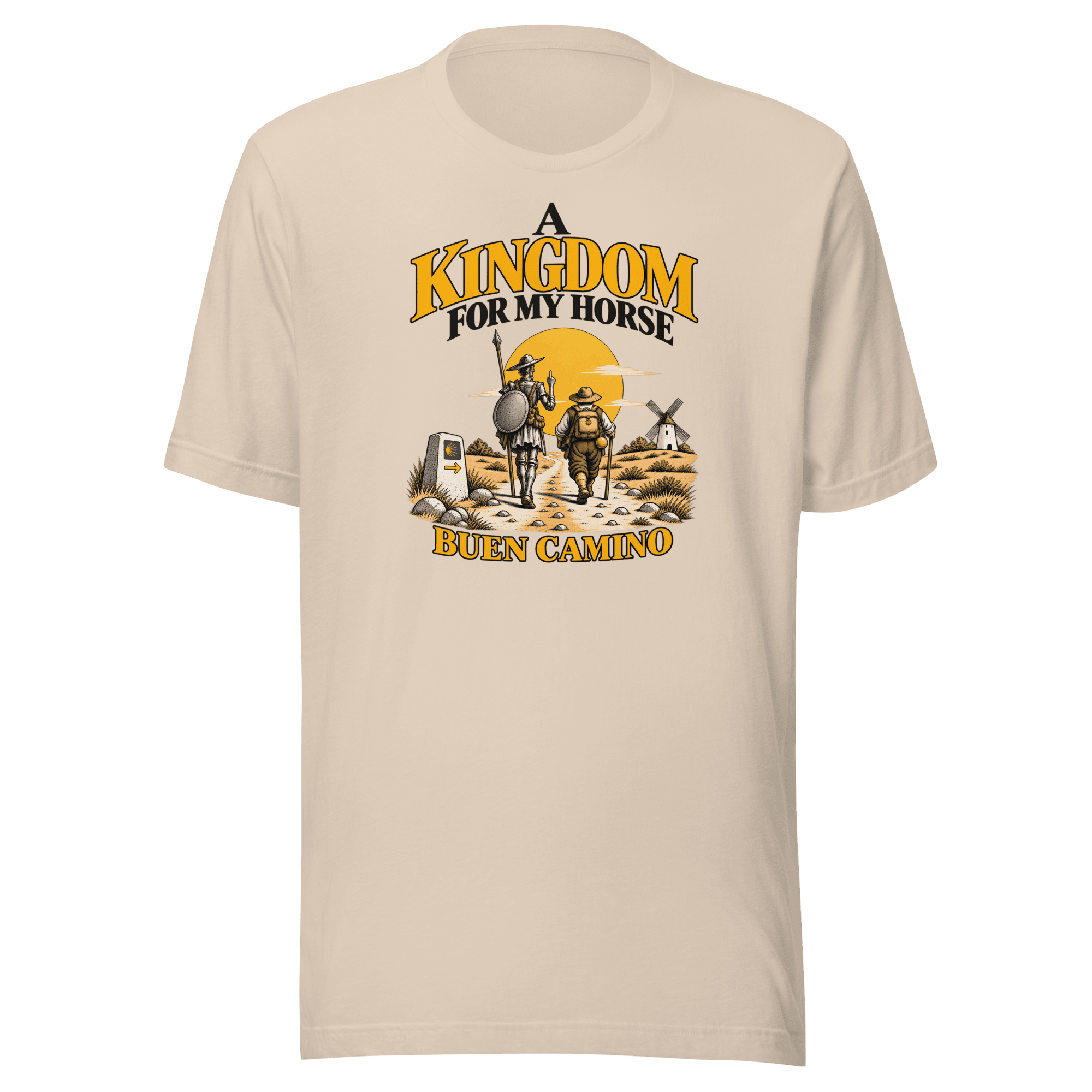 Camino de Santiago T-Shirt | Don Quixote | A Kingdom for My Horse - Image 4