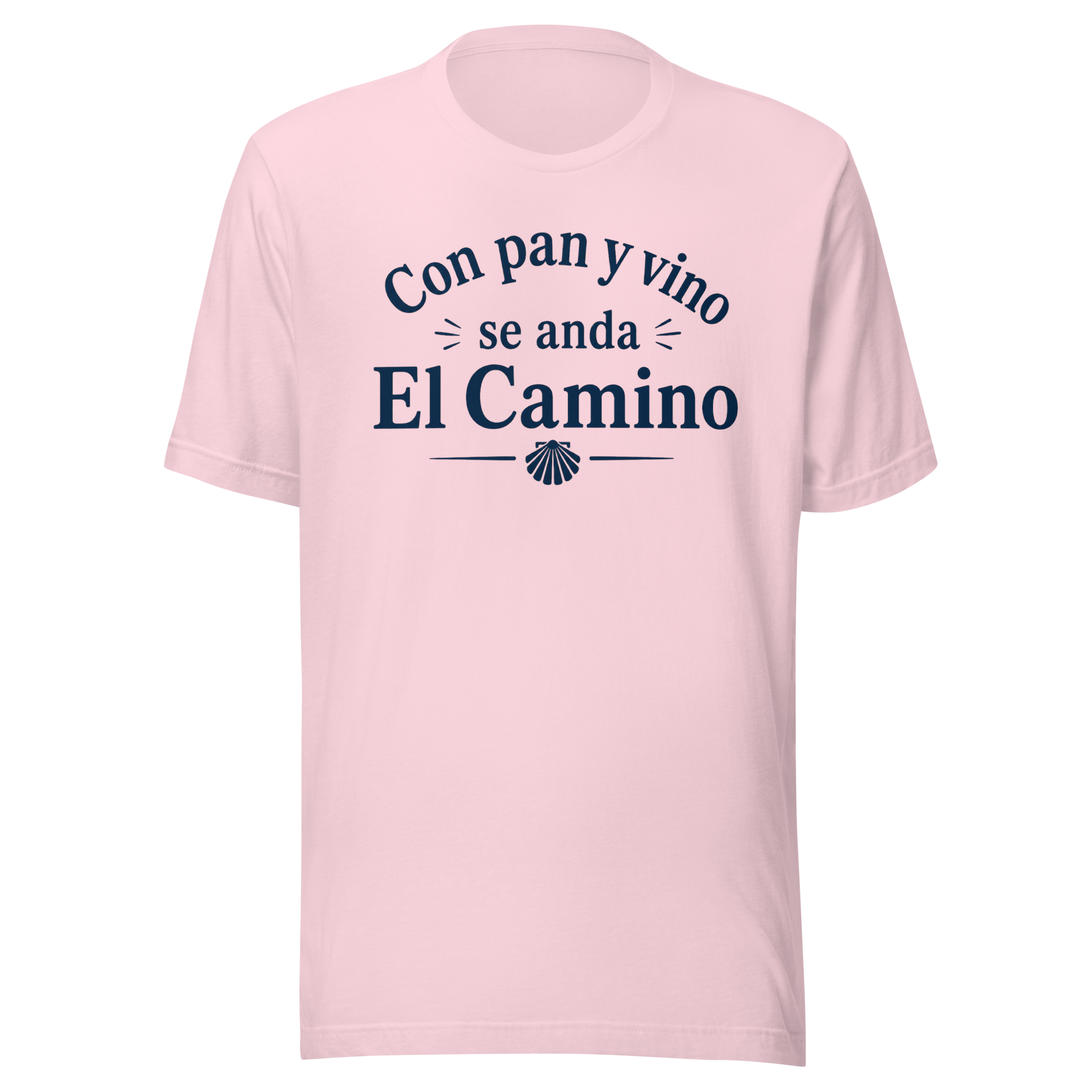 Pan y Vino | Dark Blue Text | Unisex Tee - Image 7