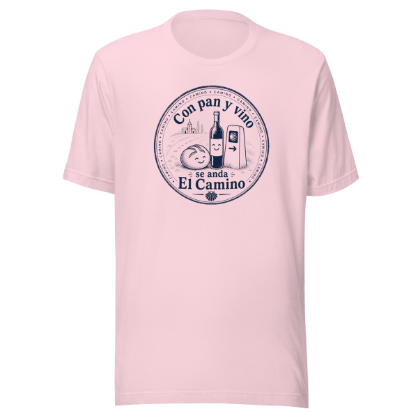 Pan y Vino | Monochrome Stamp | Unisex Tee