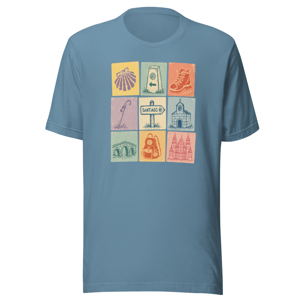 Buen Camino Iconic Grid 2 | Unisex Tee