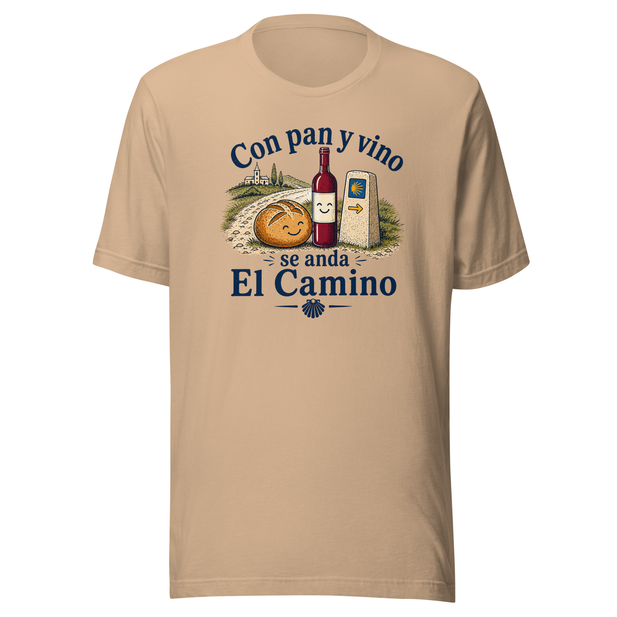 Pan y Vino | Graphic | Unisex Tee - Image 3
