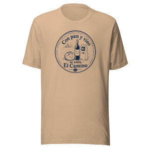 Pan y Vino | Monochrome Stamp | Unisex Tee