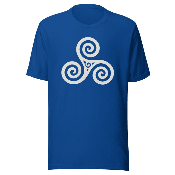 Trisquel Symbol | Galician Celtic Heritage | Light | Unisex Tee