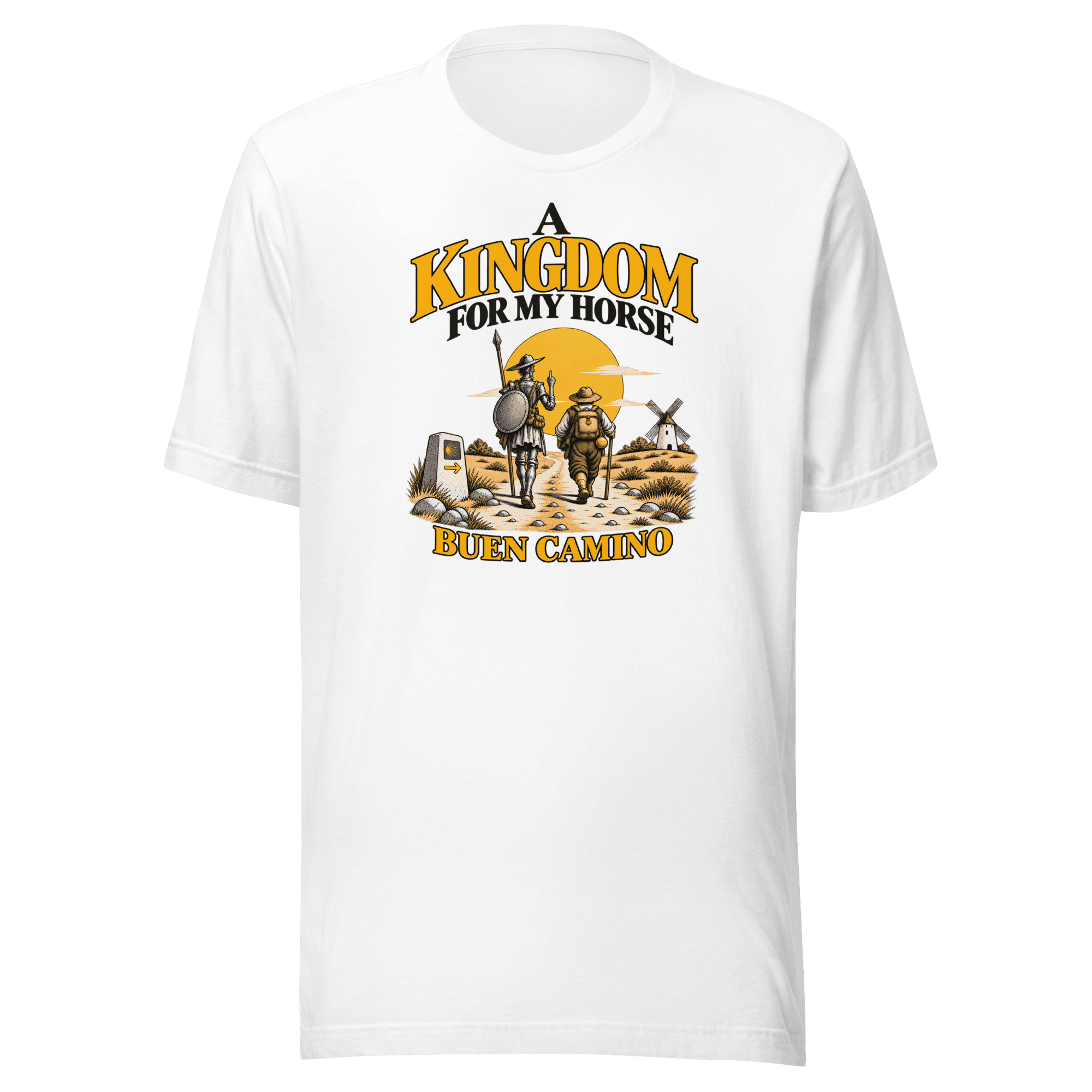 Camino de Santiago T-Shirt | Don Quixote | A Kingdom for My Horse - Image 6