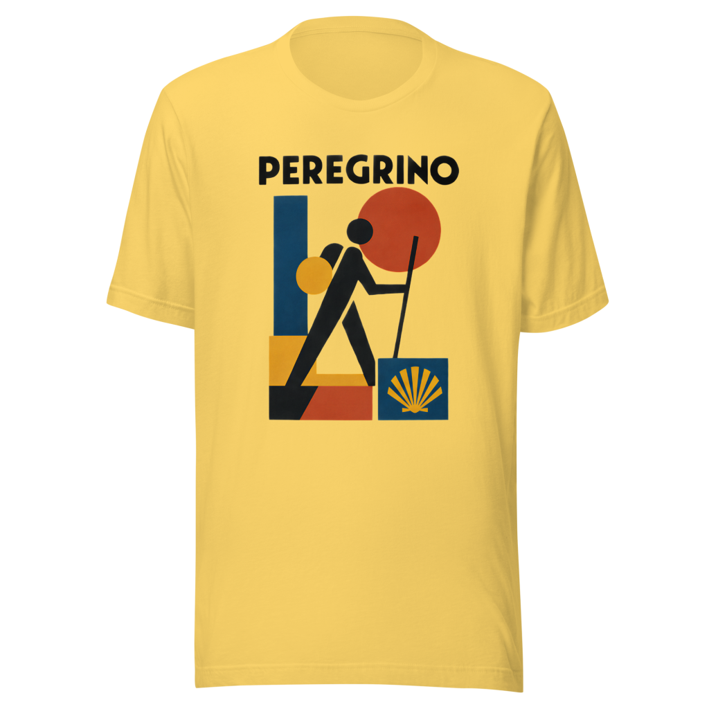 Camino de Santiago Shirt | Peregrino | Bauhaus Design